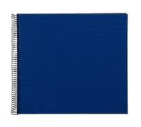 goldbuch Álbum espiral Bella Vista sin ventana 35x30 40 páginas negro azul