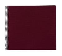 goldbuch Álbum espiral Bella Vista sin ventana 35x30 40 páginas negro burdeos