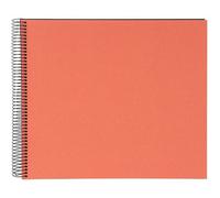 goldbuch Álbum espiral Bella Vista sin ventana 35x30 40 páginas negro salmón