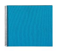 goldbuch Álbum espiral Bella Vista sin ventana 35x30 40 páginas negro turquesa