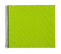 goldbuch Álbum de Fotos en Espiral Bella Vista 25962, álbum de Fotos de 35 x 30 cm, álbum de Fotos con 40 páginas Negras, álbum de Recuerdos de Lino, álbum de Fotos para Pegar Fotos y Fotos, Color