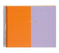 goldbuch Álbum espiral Summertime Trend 2 35x30 40 páginas negras naranja/lila