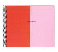 goldbuch Álbum espiral Summertime Trend 2 35x30 40 páginas negras rojo/rosa