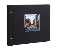 Goldbuch Álbum Ventana, páginas Bella Vista con pergamino, Papel, Negro, 30 x 25 cm