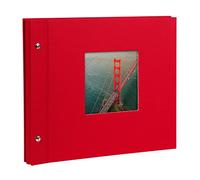 goldbuch Álbum Ventana, páginas Bella Vista con pergamino, Papel, Rojo, 30 x 25 cm