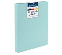 goldbuch Bella Vista 37507 - Carpeta de fotos (26 x 32 cm, carpeta de lino, carpeta de fotos para personalizar y rellenar, formato DIN A4, ideal para viajes y vacaciones, color azul