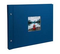 Goldbuch Bella Vista - Álbum de fotos, 40 páginas con pergamino, azul, 39x31 cm