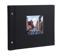 Goldbuch Bella Vista - Álbum de fotos, 40 páginas con pergamino, negro, 30x25 cm