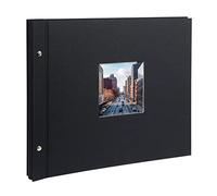 Goldbuch Bella Vista - Álbum de fotos, 40 páginas con pergamino, negro, 39x31 cm