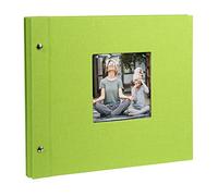 Goldbuch Bella Vista - Álbum de fotos, 40 páginas con pergamino, verde, 30x25 cm
