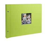 Goldbuch Bella Vista - Álbum de fotos, 40 páginas con pergamino, verde, 39x31 cm