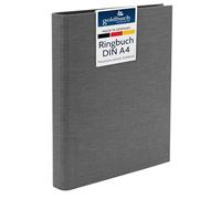 goldbuch Carpeta de anillas A4 Bella Vista gris oscuro
