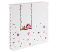 Goldbuch carpeta A4, búho, 5 cm ancho de lomo, laminado de impresión, color blanco, 35043