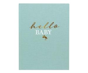 goldbuch Diario del bebé Hello Baby 21x28 44 páginas ilustradas aqua