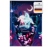 Goldbuch - Libro de amigos, Unicorn, DIN A5, 88 páginas ilustradas), de impresión, lila, 43579