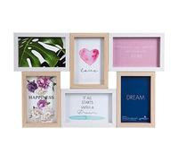 goldbuch Marco de Fotos Verona de MDF, 6 Fotos, collages, Marco de Madera, Marco de Fotos con Soporte de Pared para Colgar, Marco Mixto para 6 Fotos