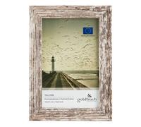 goldbuch 92 0492 Tallinn Vintage Marco de fotos de madera para imagen en formato de 10 x 15 cm, marco de retrato con soporte y soporte de pared, marco individual de tablero DM