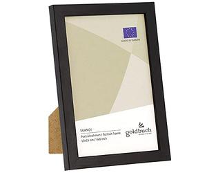 goldbuch Skandi - Marco de Fotos (15 x 20 cm, Madera auténtica, con Soporte para Pared, Marco de Fotos, Color Blanco)