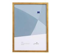 goldbuch Skandi - Marco de Fotos DIN A4, Marco Individual de Madera auténtica, Marco de Fotos para Colocar, Marco de Madera con Soporte de Pared, Marco Dorado