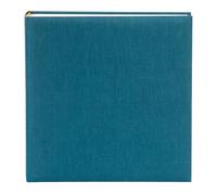 Goldbuch Summertime 27 711 - Álbum de fotos con 60 páginas blancas, tamaño jumbo con cubierta de lino y cristal, para pegar hasta 336 imágenes, 30 x 31 cm, encuadernado