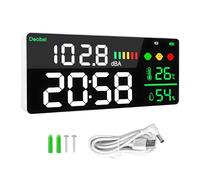 GoldCHAMP GCEU-T4-DM165A-C medidor de sonido decibelio digital medidor de sonido medidor de temperatura ℃ nivel de ruido