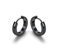 GoldChic 12mm Pendientes de Acero Inoxidable Mini Criollo Aros