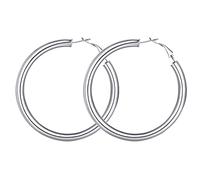 GOLDCHIC JEWELRY Pendientes 60mm Grandes para Mujeres Pendientes de Aros 5mm grosor