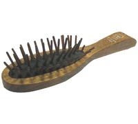 Golddachs cepillo de madera de haya, modelo de bolsillo con clavijas de madera, el diseño moderno de la manija, 5 filas, 1er Pack (1 x 1 pieza)