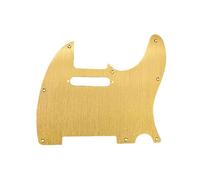 Golden 8 Hole Tele Guitar Pickguard Metal Pick Guard for Standard Pickguard Replacement