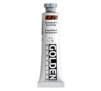 GOLDEN - Acrílicos de cuerpo pesado, bencimidazolona naranja quemado, tubo de 59.1 ml