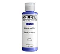 Golden Acrylic: Acrílico Fluido: 119ml. (Botella) Azul Ultramarino
