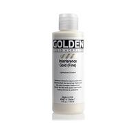 Golden Acrylic: Acrílico Fluido: 119ml. (Botella) Oro Interferencia (Fino)