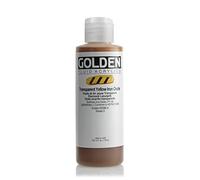 Golden Acrylic: Acrílico Fluido: 119ml. (Botella) Óxido de Hierro Amarillo Transparente