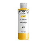 Golden Acrylic: Acrílico Fluido: 236ml. (Botella) Amarillo Diarylide