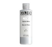 Golden Acrylic: Acrílico Fluido: 236ml. (Botella) Blanco Titanio