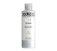 Golden Acrylic: Acrílico Fluido: 236ml. (Botella) Blanco Zinc