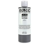 Golden Acrylic: Acrílico Fluido: 236ml. (Botella) Óxido de Hierro Micáceo Iridiscente (Fino)
