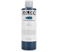 Golden Acrylic: Acrílico Fluido: 236ml. (Botella) Turquesa Phthalo