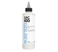 Golden Acrylic Medium: 236ml. GAC 400 Polímero Acrílico para Endurecer Telas