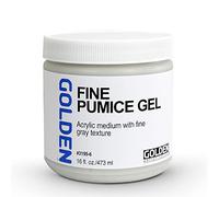 Golden Acrylic Medium: 473ml.. Gel de Piedra Pómez Pulido