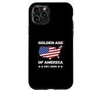 Golden Age of America USA Map Carcasa para iPhone 11 Pro