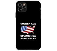 Golden Age of America USA Map Carcasa para iPhone 11 Pro MAX