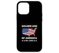 Golden Age of America USA Map Carcasa para iPhone 12 Mini