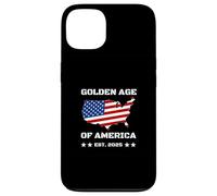 Golden Age of America USA Map Carcasa para iPhone 13