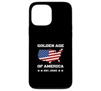 Golden Age of America USA Map Carcasa para iPhone 13 Pro MAX