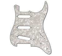 Golden Age Strat Pickguard, Pearloid/white/black/mint