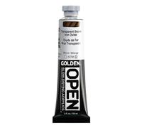 Golden Artist Colors Abrir 2 Oz acrílico Color Pinturas Color: Transparente hierro marrón Oxider 2 oz Brown