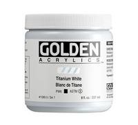 Golden Artist Colors - Acrílico: 236ml. (Carga Espesa) Blanco Titanio I