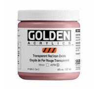 Golden Artist Colors - Acrílico: 236ml. (Carga Espesa) Óxido de Hierro Rojo Transparente I
