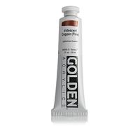 Golden Artist Colors - Acrílico: 60ml. (Carga Espesa) Cobre Iridiscente Fluorescente VII